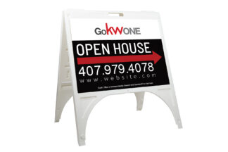 GoKWOne | Quik Sign® 24 x 18 A Frame Sign