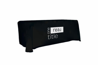 One Real Title | 6ft. Table Throw with Custom Print